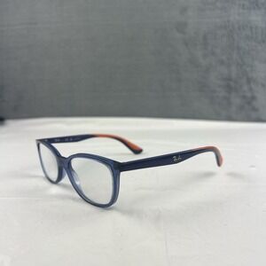 Ray-Ban RB1586 3775 Kids Eyeglasses FRAMES ONLY 47-16-130 Blue Orange Full Rim